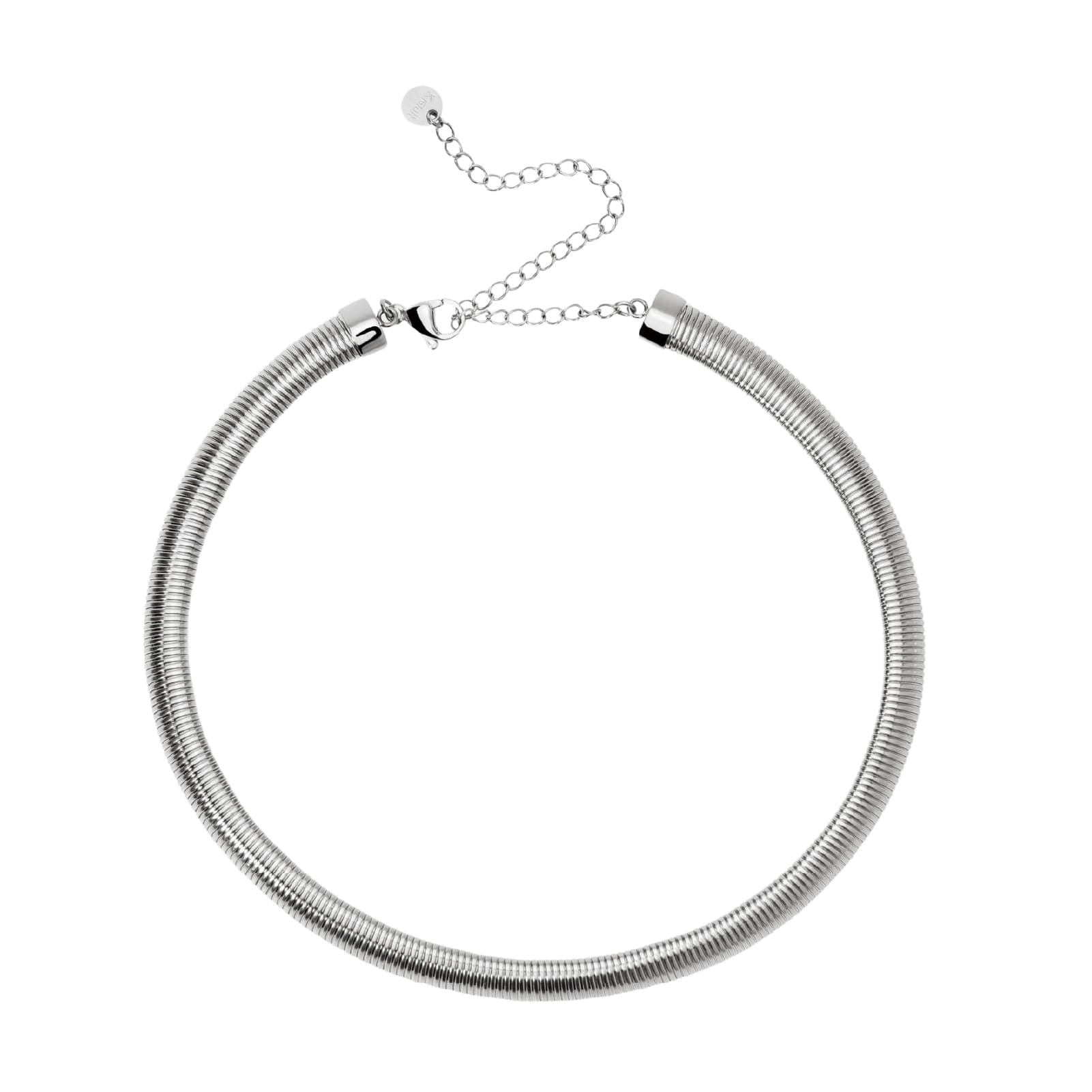 Collana girocollo Kidult Style donna in acciaio catena snake MISURA UNICA