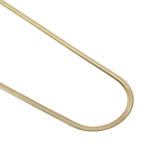 Collana Kidult Style in acciaio pvd oro catena snake da uomo MISURA UNICA