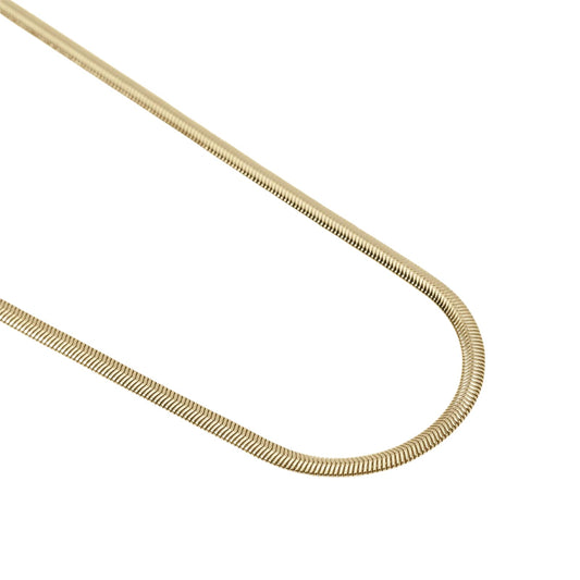 Collana Kidult Style in acciaio pvd oro catena snake da uomo MISURA UNICA