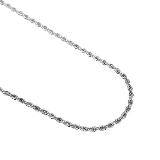 Collana girocollo Kidult Style in acciaio catena corda da uomo MISURA UNICA