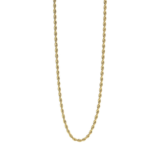 Collana Kidult Style in acciaio pvd oro catena corda da uomo MISURA UNICA