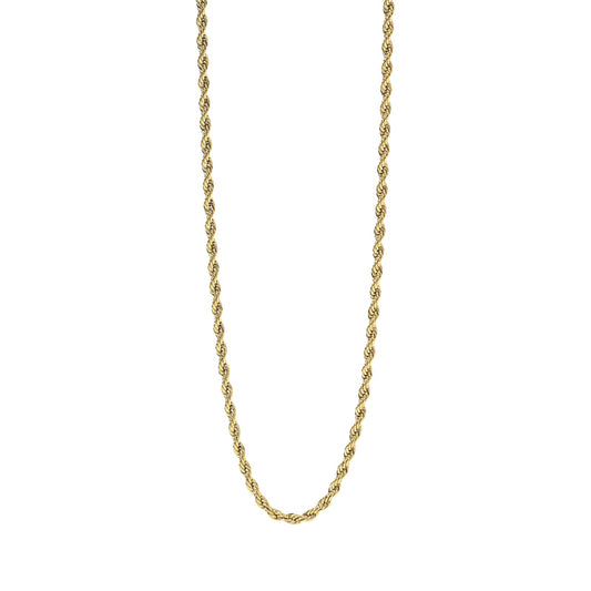 Collana Kidult Style in acciaio pvd oro catena corda da uomo MISURA UNICA