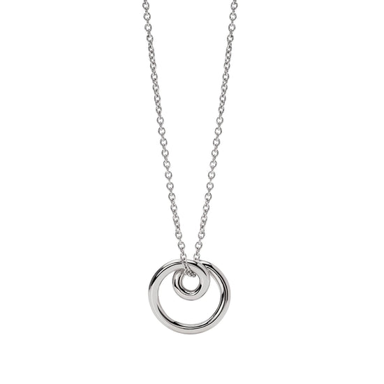 Collana Kidult Style in acciaio con pendente a spirale MISURA UNICA