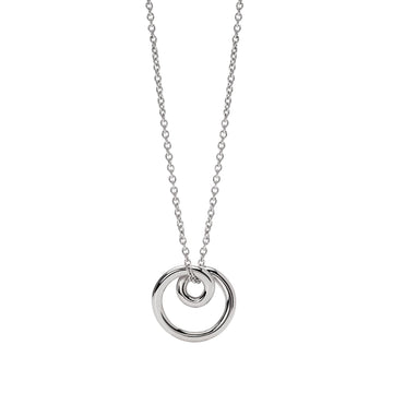 Collana Kidult Style in acciaio con pendente a spirale MISURA UNICA