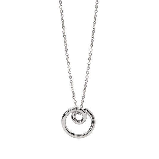 Collana Kidult Style in acciaio con pendente a spirale MISURA UNICA