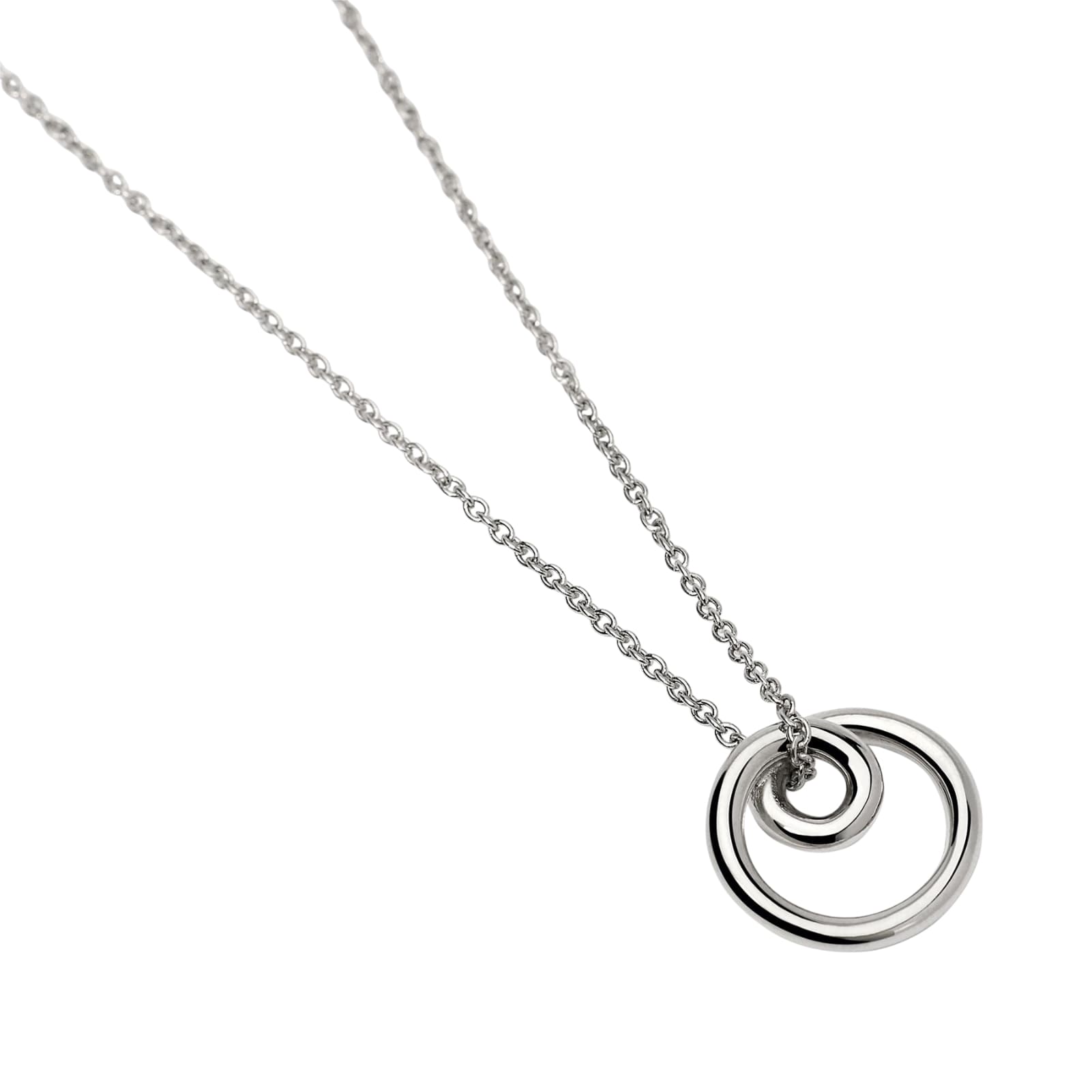 Collana Kidult Style in acciaio con pendente a spirale MISURA UNICA