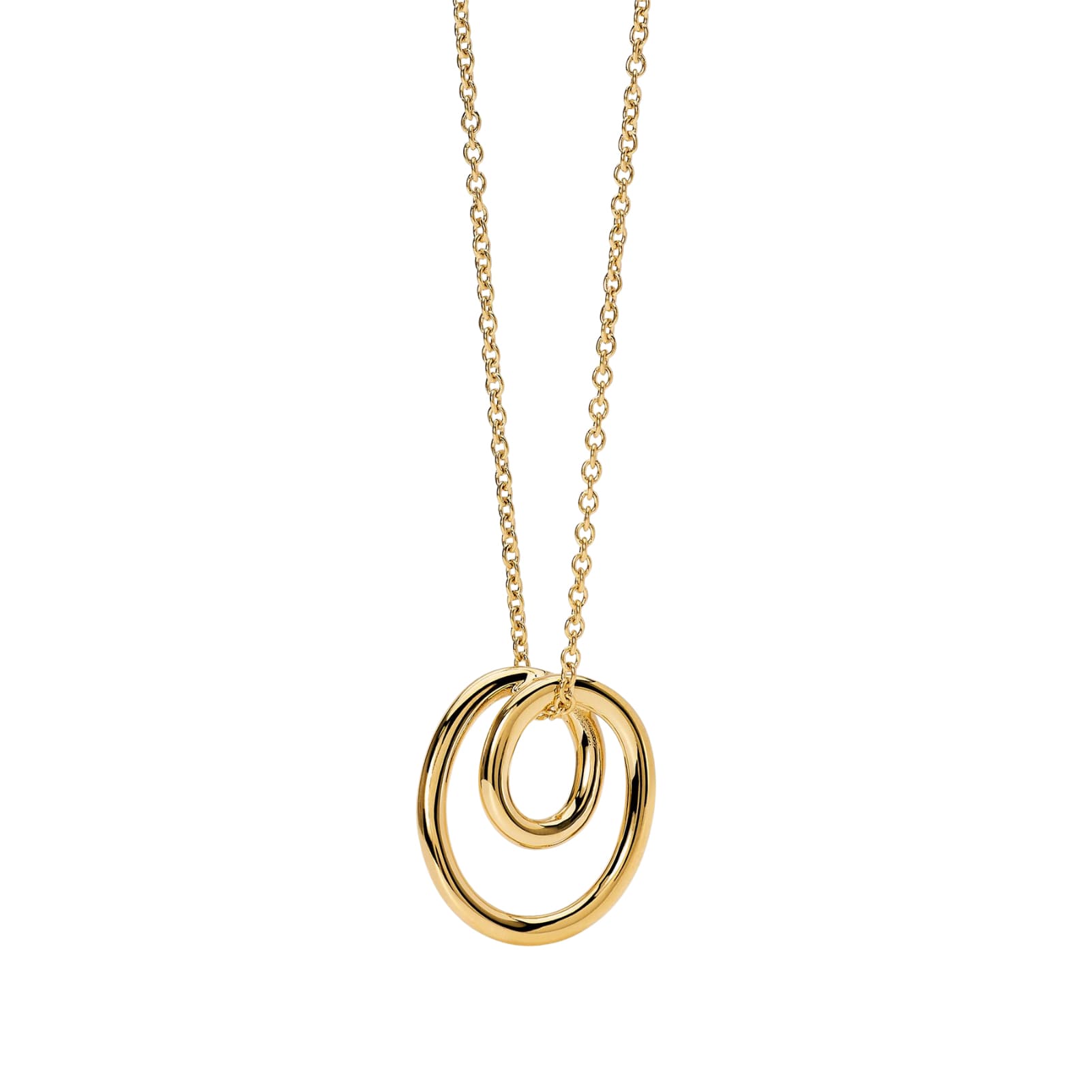 Collana Kidult Style in acciaio dorato e pendente a spirale MISURA UNICA