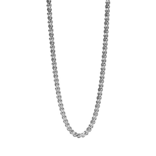 Collana Kidult Style in acciaio con catena fancy da uomo MISURA UNICA