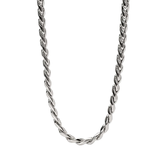 Collana Kidult Style in acciaio con catena cardano da uomo MISURA UNICA