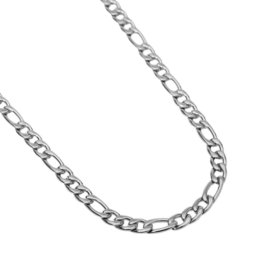 Collana Kidult Style in acciaio con catena figaro da uomo MISURA UNICA