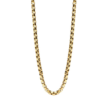 Collana catena veneta Kidult Style 57 in acciaio pvd oro MISURA UNICA