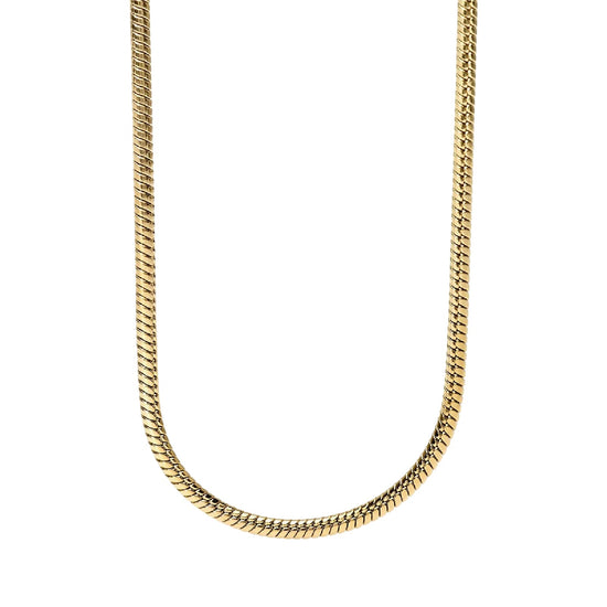 Collana catena snake Kidult Style 59 in acciaio pvd oro MISURA UNICA