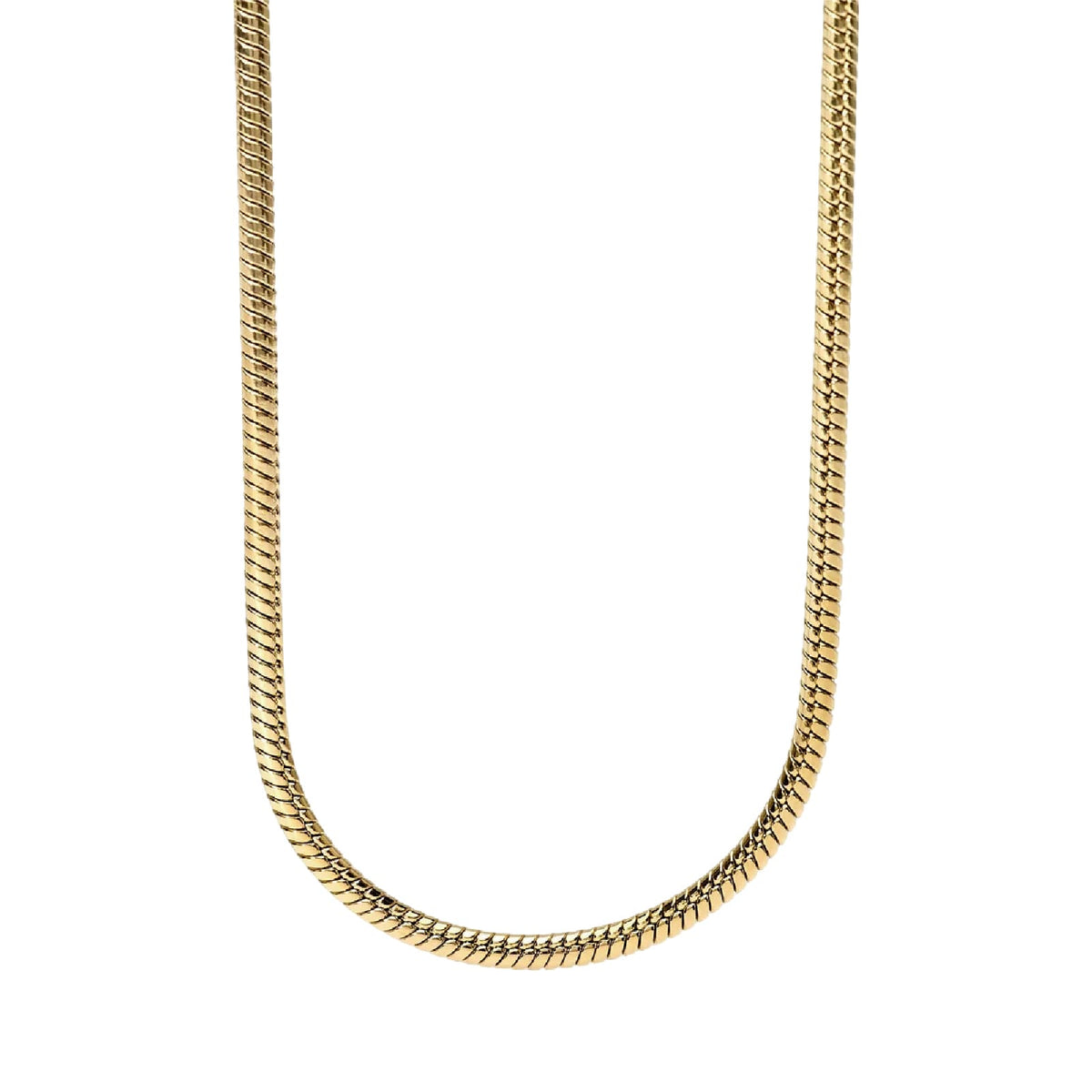Collana catena snake Kidult Style 59 in acciaio pvd oro MISURA UNICA