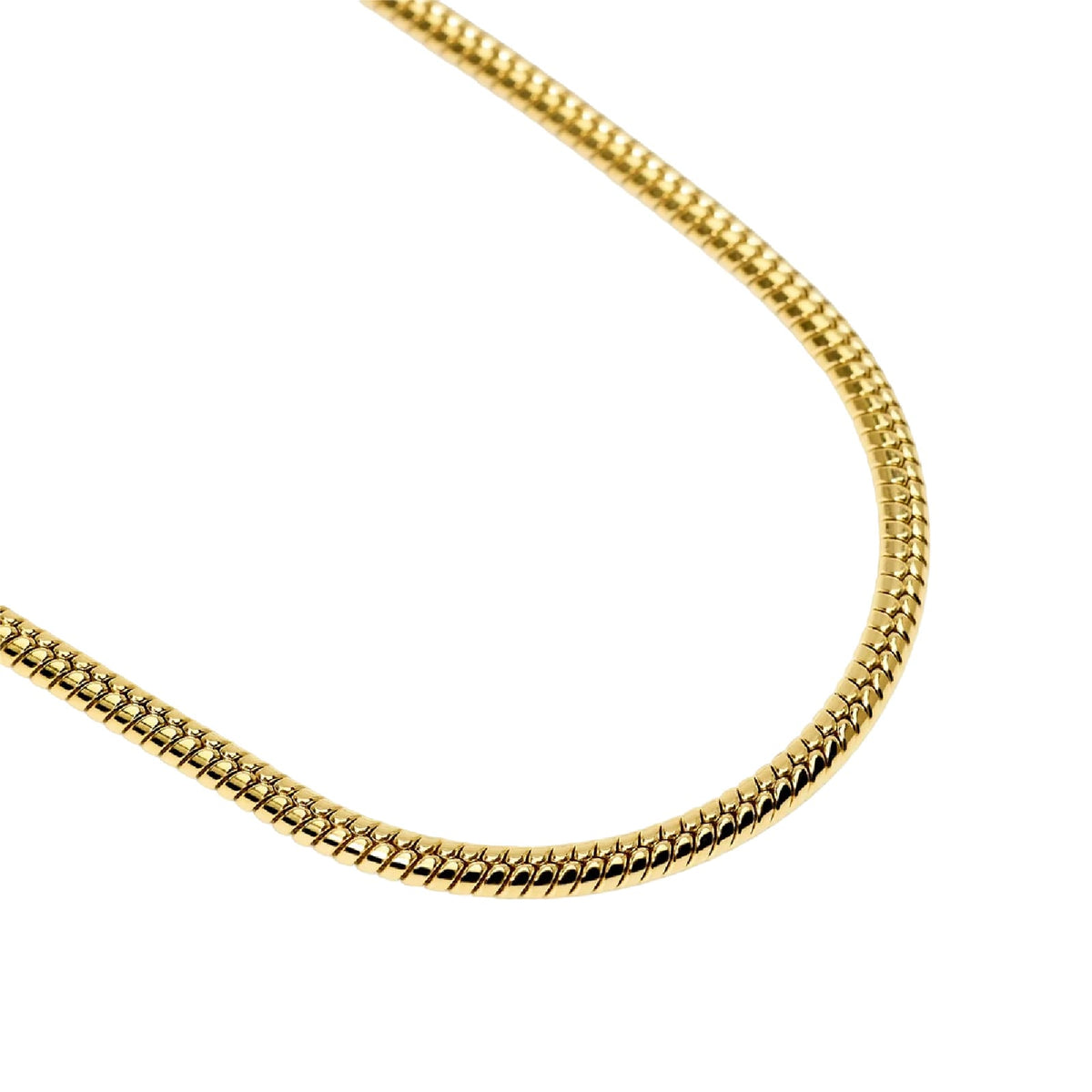 Collana catena snake Kidult Style 59 in acciaio pvd oro MISURA UNICA
