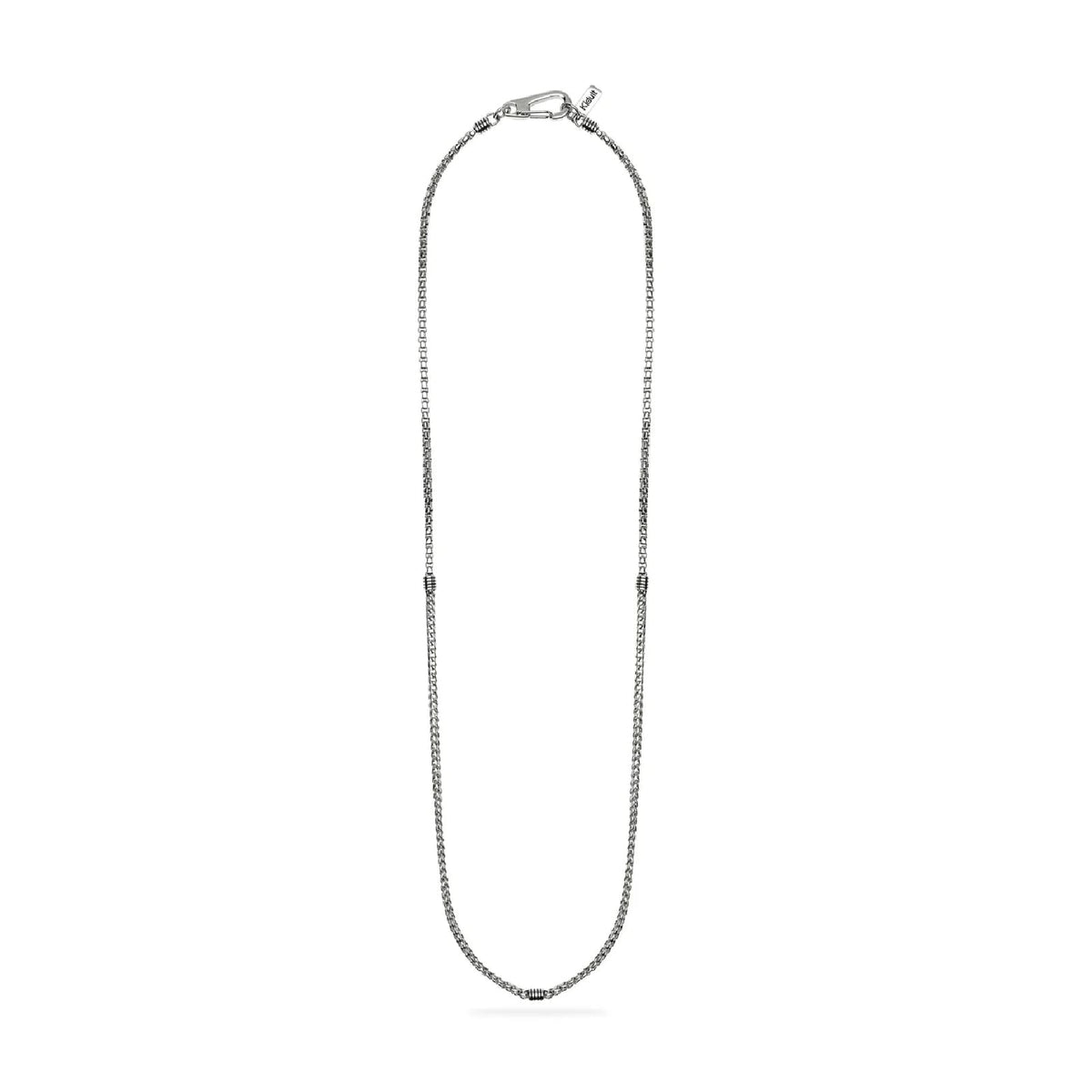 Collana catena veneta Kidult Style 62 in acciaio da uomo MISURA UNICA