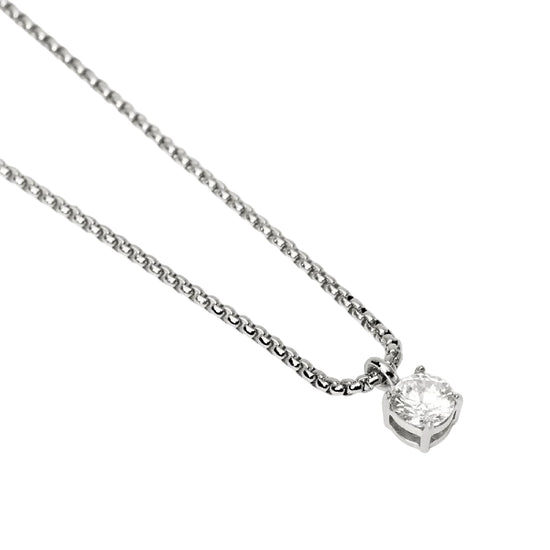 Collana catena veneta Kidult Style 53 in acciaio zircone MISURA UNICA