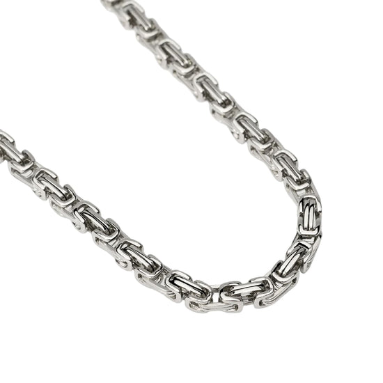 Collana catena bizantina Kidult Style 58 in acciaio uomo MISURA UNICA