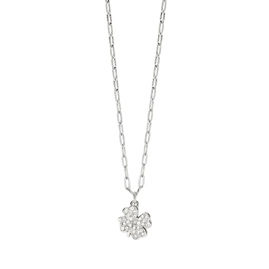 Collana catena fancy Kidult Style 99 in acciaio quadrifoglio MISURA UNICA