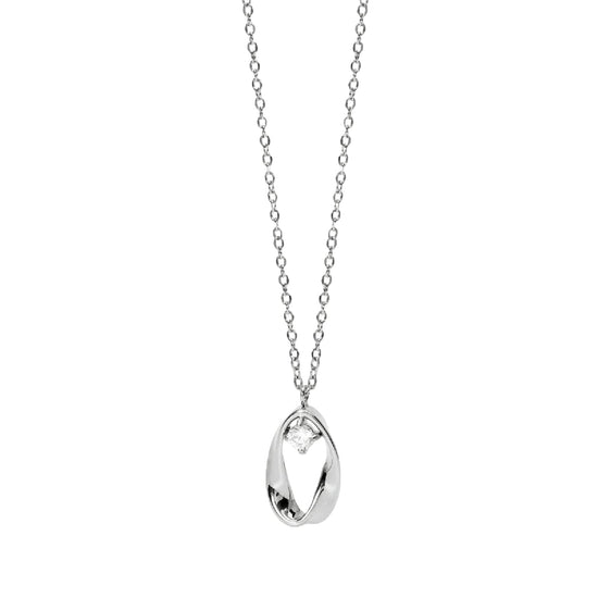 Collana catena rolò Kidult Style 86 in acciaio ritorto MISURA UNICA