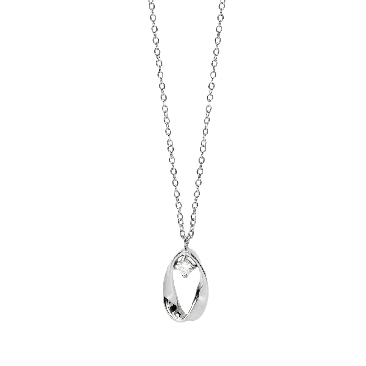 Collana catena rolò Kidult Style 86 in acciaio ritorto MISURA UNICA
