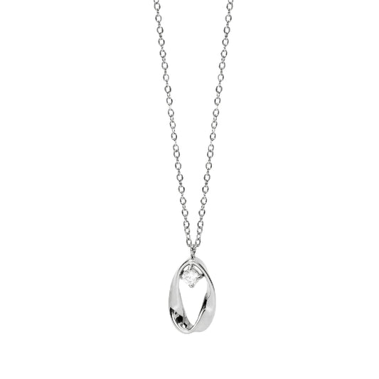 Collana catena rolò Kidult Style 86 in acciaio ritorto MISURA UNICA