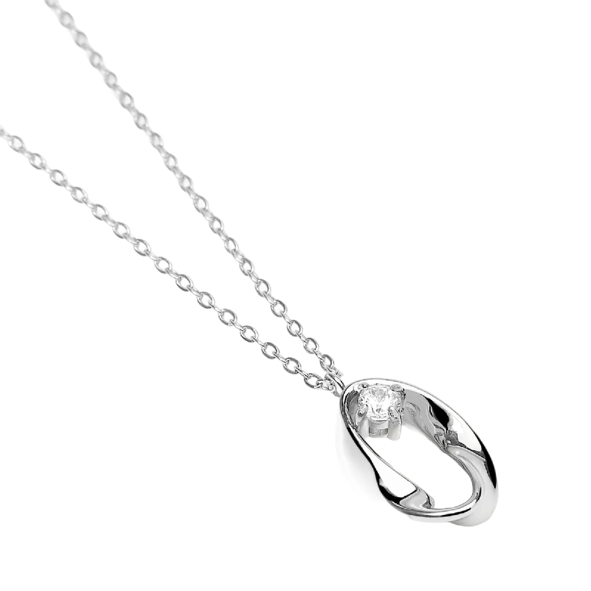 Collana catena rolò Kidult Style 86 in acciaio ritorto MISURA UNICA
