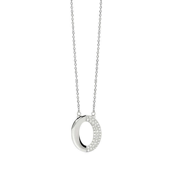 Collana catena forzatina Kidult Style 87 in acciaio pendente MISURA UNICA
