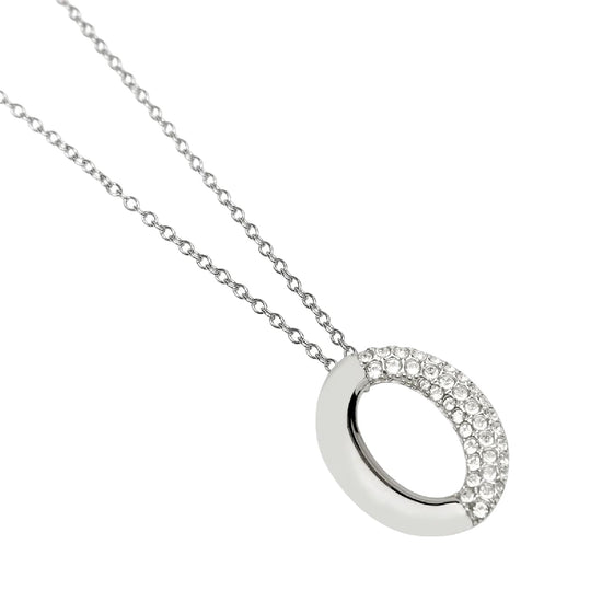 Collana catena forzatina Kidult Style 87 in acciaio pendente MISURA UNICA