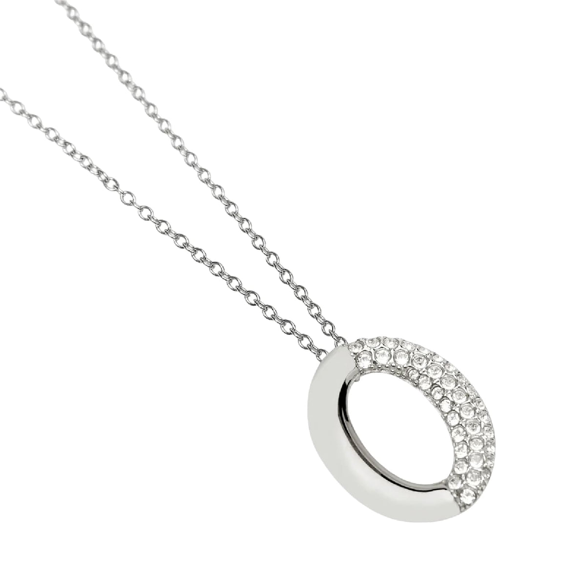 Collana catena forzatina Kidult Style 87 in acciaio pendente MISURA UNICA