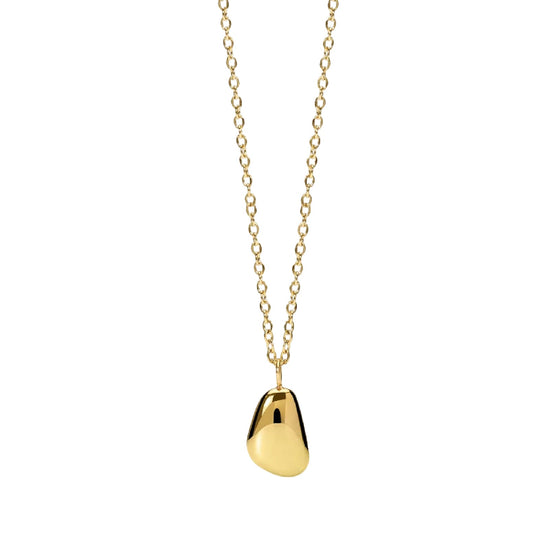 Collana catena rolò Kidult Style 77 in acciaio dorato pendente MISURA UNICA