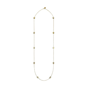 Collana catena Kidult Style 46 in acciaio dorato elementi MISURA UNICA