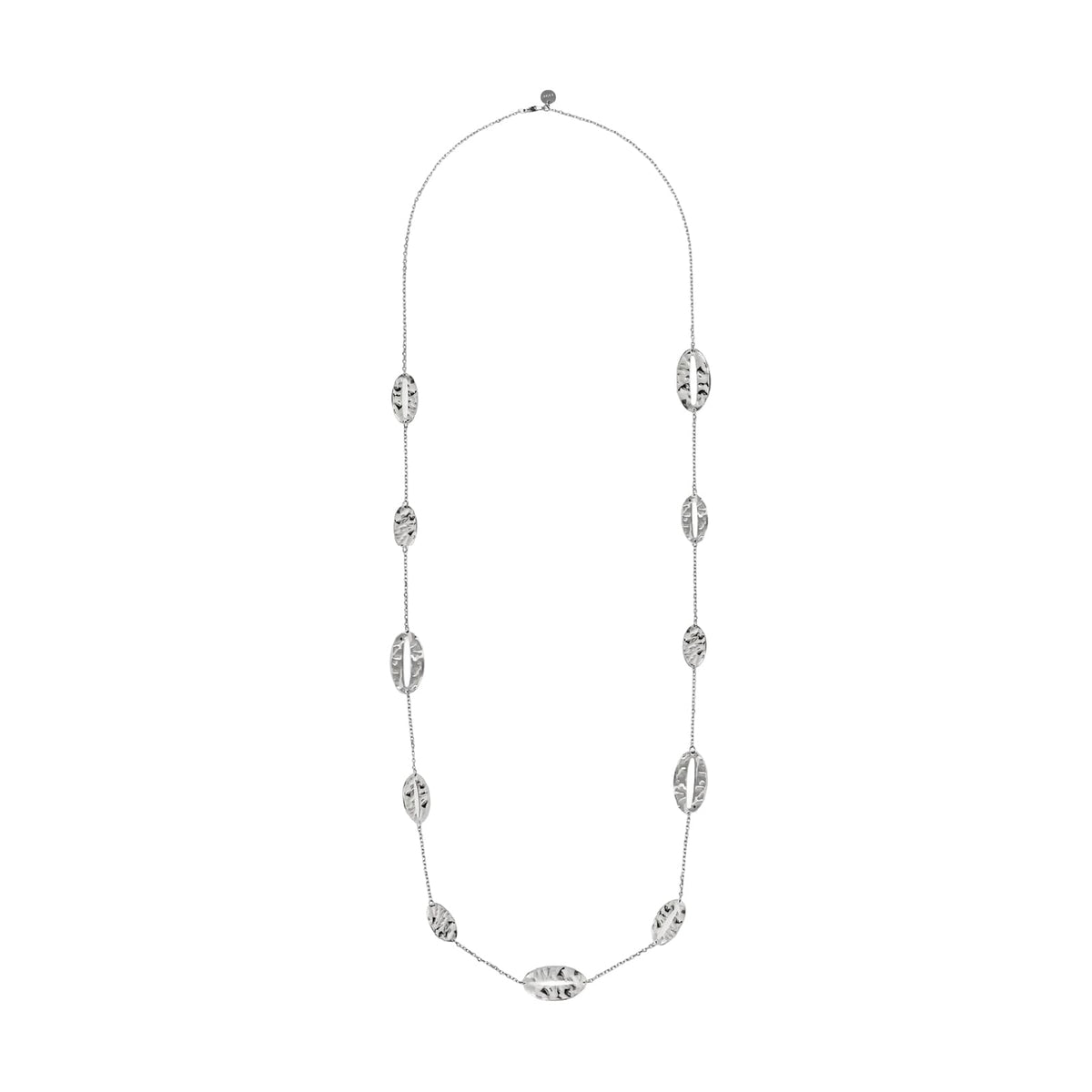 Collana catena forzatina Kidult Style 90 in acciaio ovali MISURA UNICA