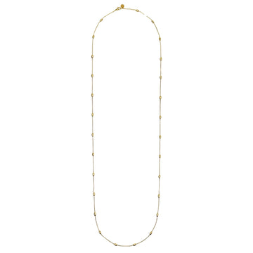 Collana catena snake Kidult Style 85 acciaio dorato elementi MISURA UNICA