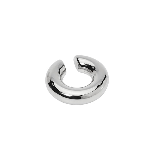 Earcuff grande Kidult Style da donna in acciaio lucido MISURA UNICA