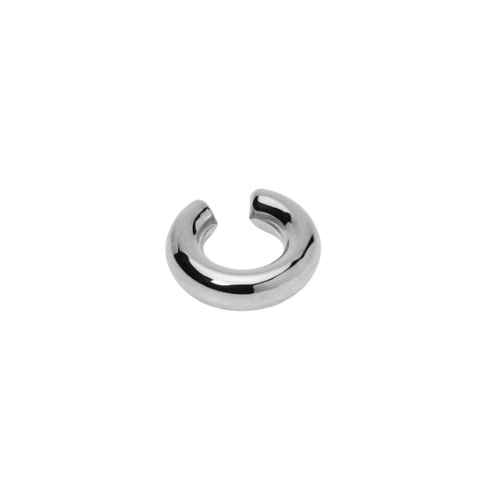 Earcuff piccolo Kidult Style da donna in acciaio lucido MISURA UNICA