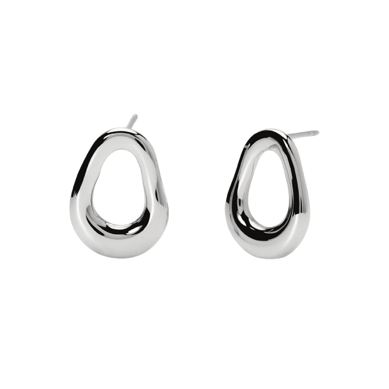 Orecchini Kidult Style da donna in acciaio forma ovale MISURA UNICA