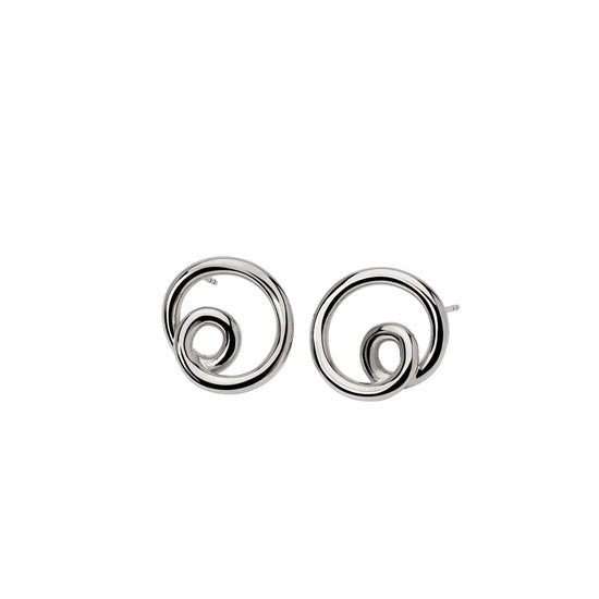 Orecchini Kidult Style in acciaio 316L con design a spirale MISURA UNICA