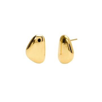 Orecchini lobo Kidult Style 77 in acciaio dorato da donna MISURA UNICA