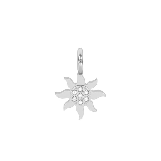 Charm sole Kidult By You in acciaio 316L e cristalli da donna MISURA UNICA