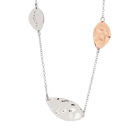 Collana donna 2Jewels acciaio rosé con cristalli bianchi MISURA UNICA