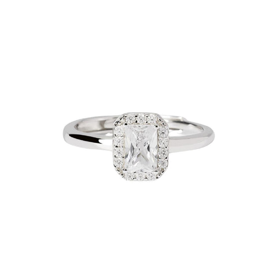 Anello da donna Mabina in argento con zirconi bianchi Regolabile dalla 9 alla 17