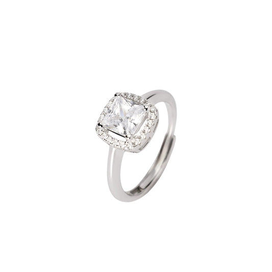 Anello Cool or Rétro? Mabina Gioielli da donna con zirconi Regolabile dalla 11 alla 19