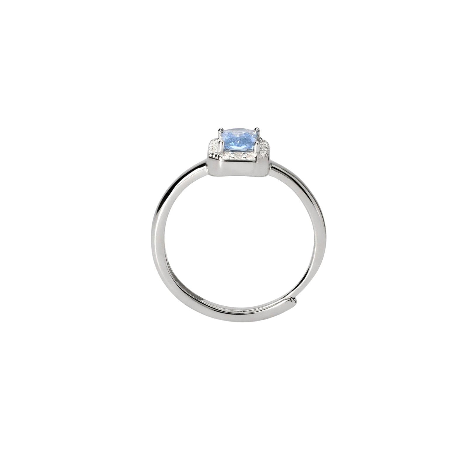 Anello da donna Cool or Rétro? Mabina Gioielli con pietra azzurra Regolabile dalla 9 alla 17