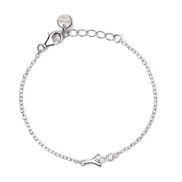 bracciale mabina junior in argento con iniziale y e diamante 533925y