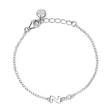bracciale mabina junior in argento con iniziale z e diamante 533925z
