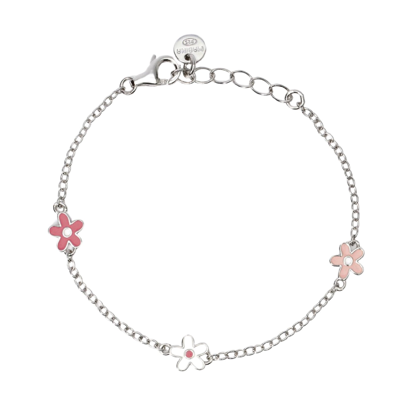 Bracciale con smalto Mabina Junior Flora da bambina Regolabile 12-14 cm