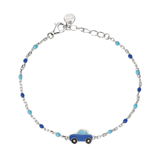 Bracciale da bambino Mabina Junior con macchinina Regolabile 14,5-16,5 cm