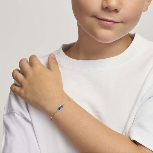 Bracciale da bambino Mabina Junior con macchinina Regolabile 14,5-16,5 cm