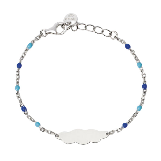 Bracciale da bambini Mabina Junior in argento con piastrina Regolabile 12-14 cm