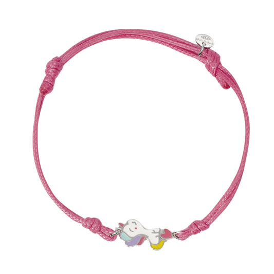 Set di due bracciali Best Friends Mabina Junior con unicorno REGOLABILE